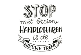 Handletteren, serieus?
